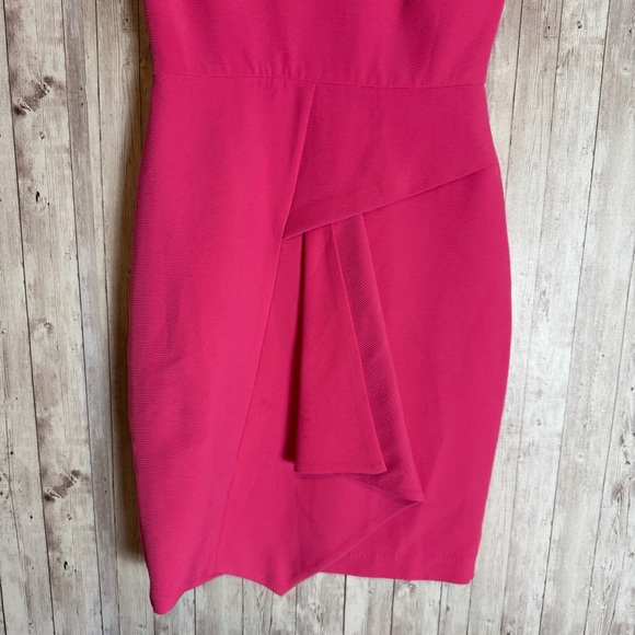 Ava & Aiden Pink Sleeveless V-Neck Sheath Dress - Picture 3 of 5